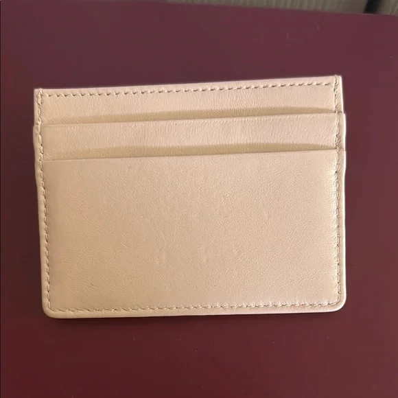 Dolce & Gabbana Blush Card Holder with Gold Embellishment - Picture 3 of 3